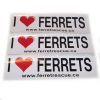 Sticker - I heart Ferrets