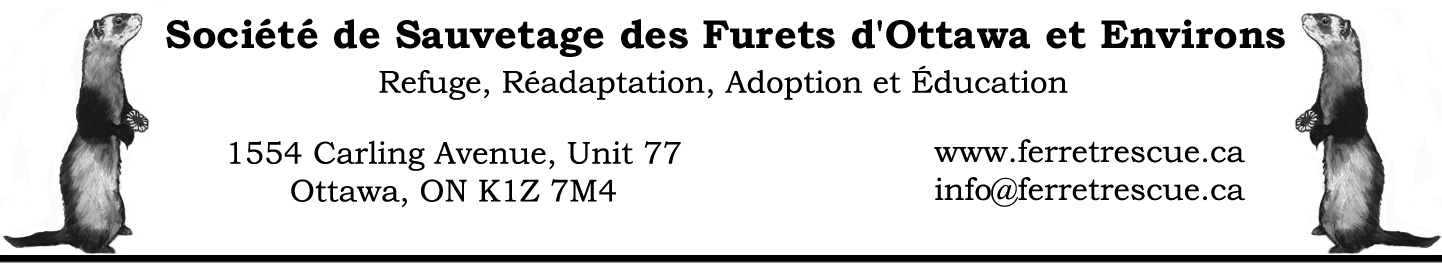 Soci&eacutet&eacute de Sauvetage des Furets d'Ottawa et Environs